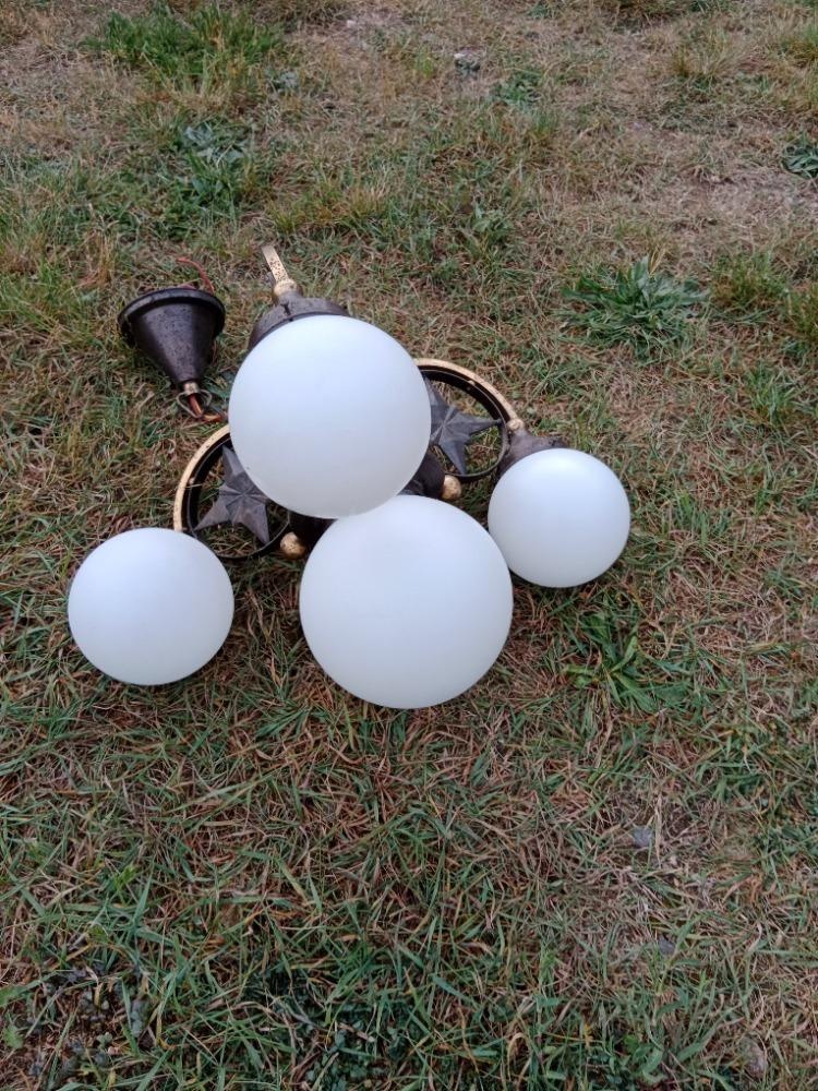 Starozitny mosazny lustr - 6