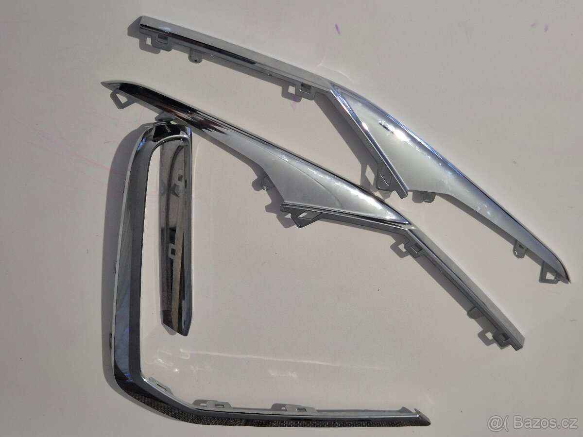 BMW X7 nárazník, lišta , ramec, chrom - 6