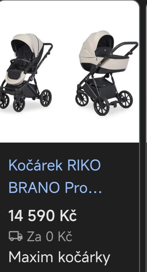 Prodám kočár Riko Brand pro - 6