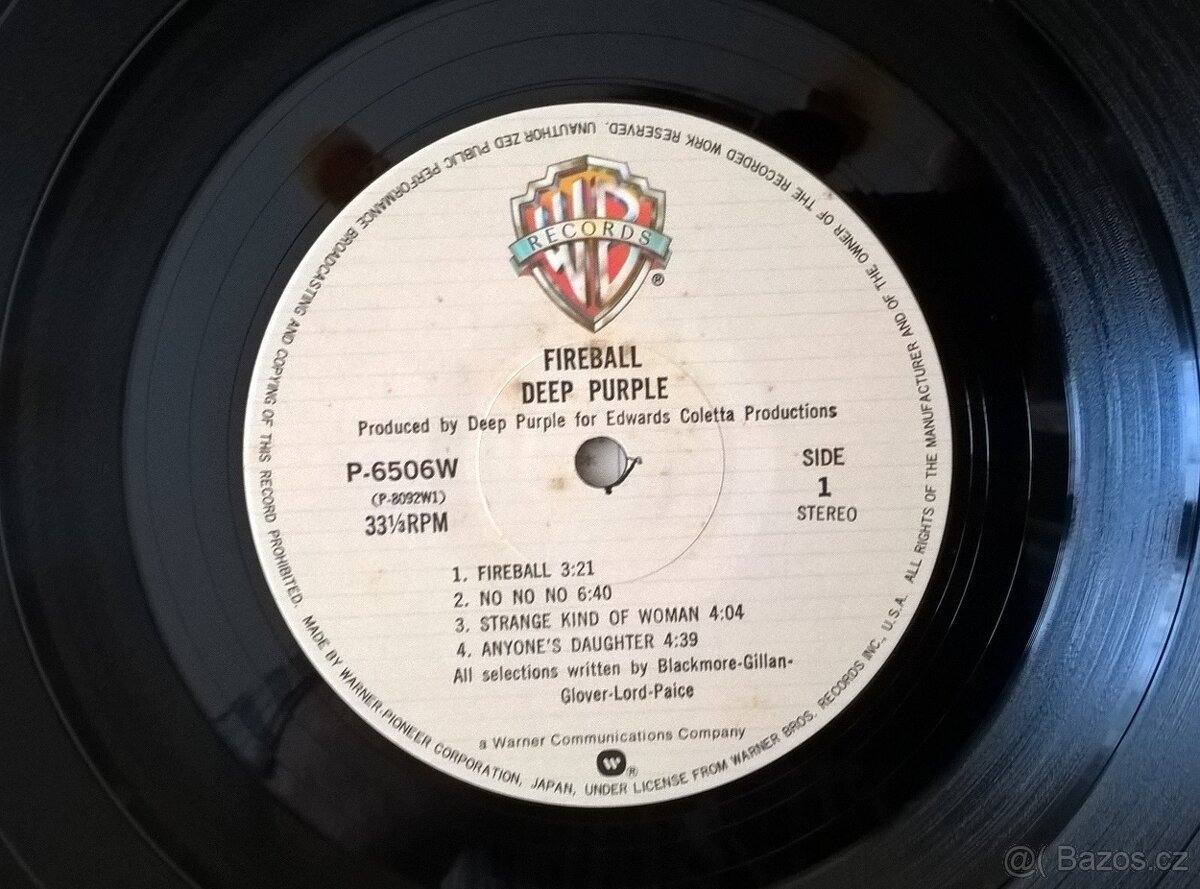 LP "DEEP PURPLE - FIREBALL" - 6