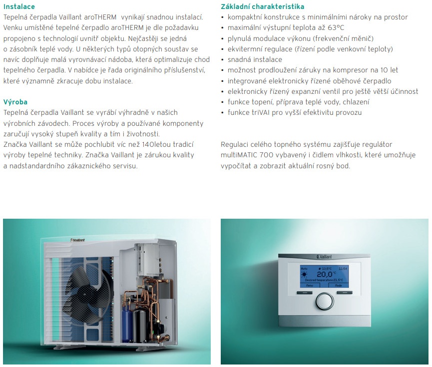 Tepelné čerpadlo Vaillant VWL 115/2, nepoužité, LEVNĚ - 6