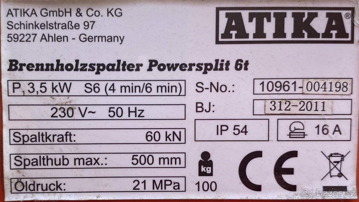 Hydraulická štípačka na dřevo - 6
