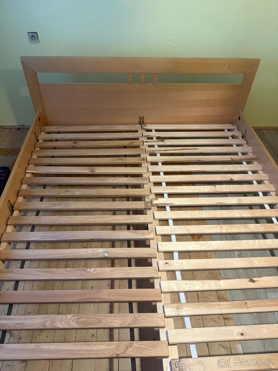 Manželská postel z masivu - 6