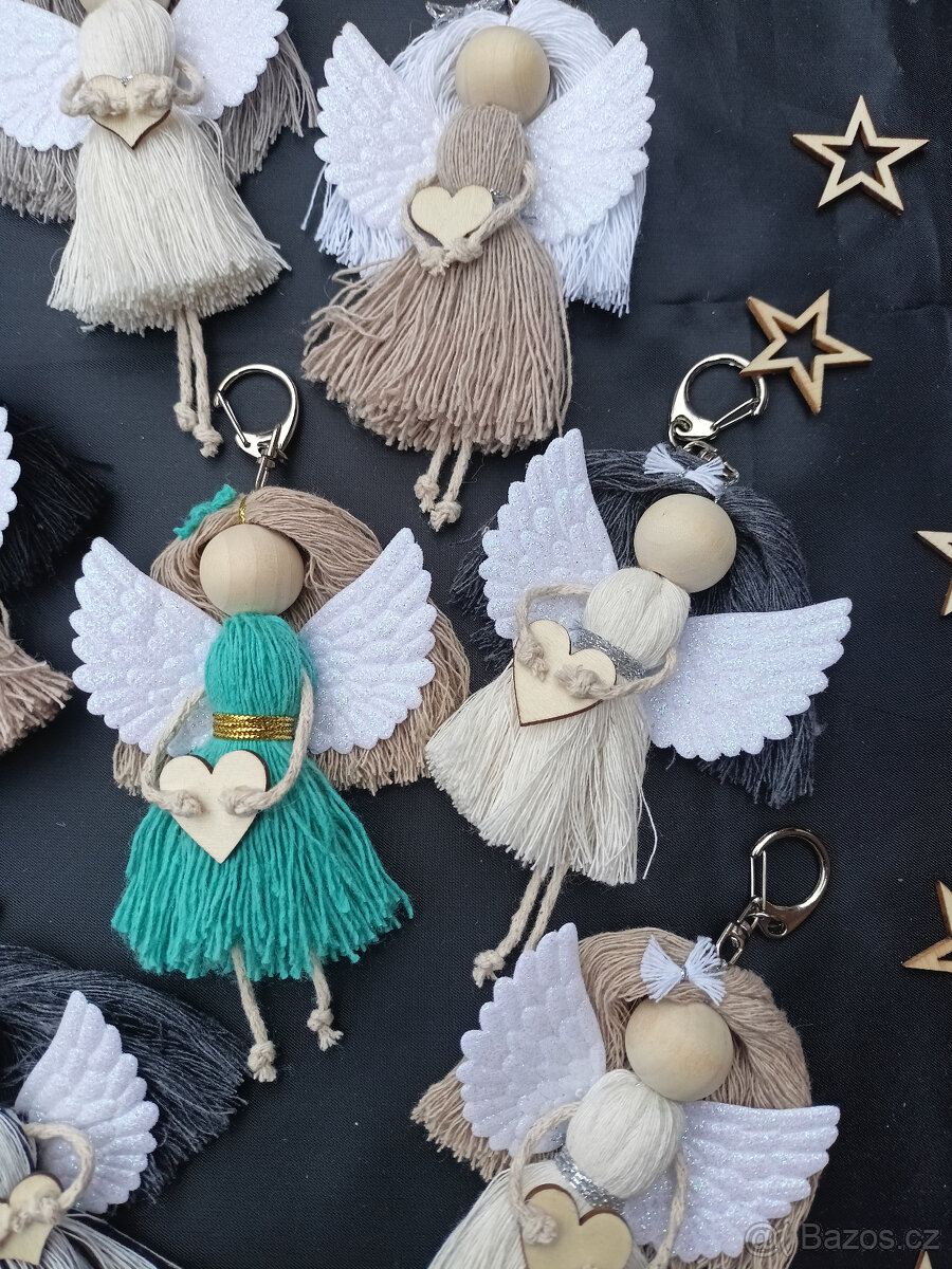 Klíčenka Andělka - nová - 6