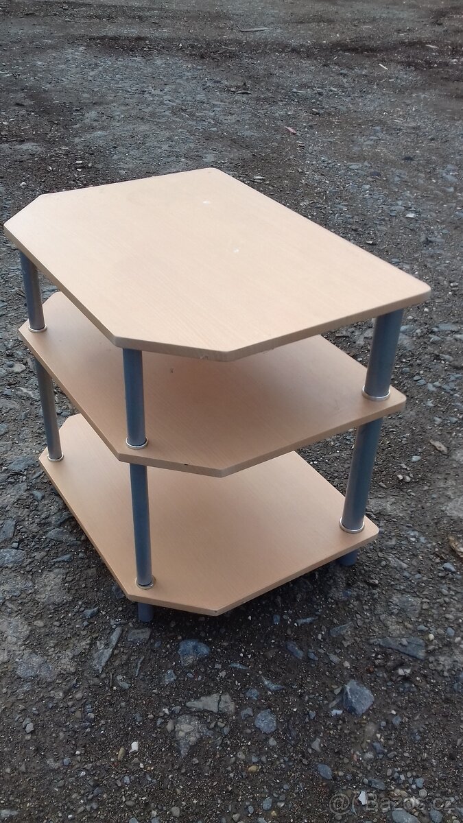 STUL a ZIDLE - prirodni drevo ,,,,a RATAN sestava - 6