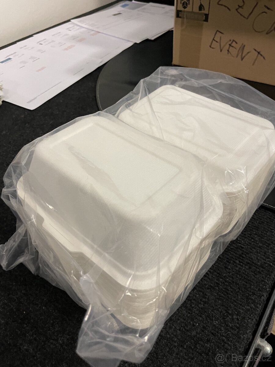 Jednorázové nádobí, kraft boxy na jídlo - 6
