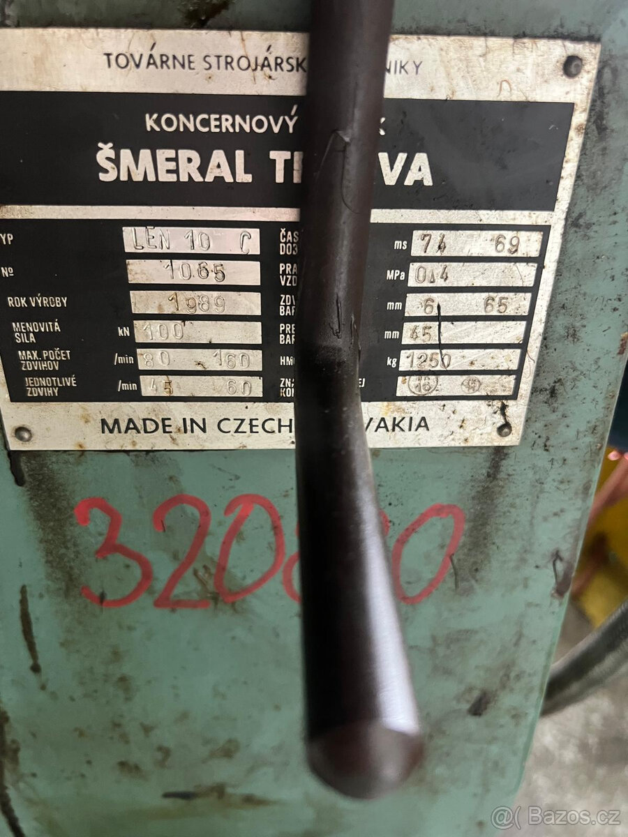 excentrický lis LEN 40 C, LEN 25 C a LEN 10 C - 6