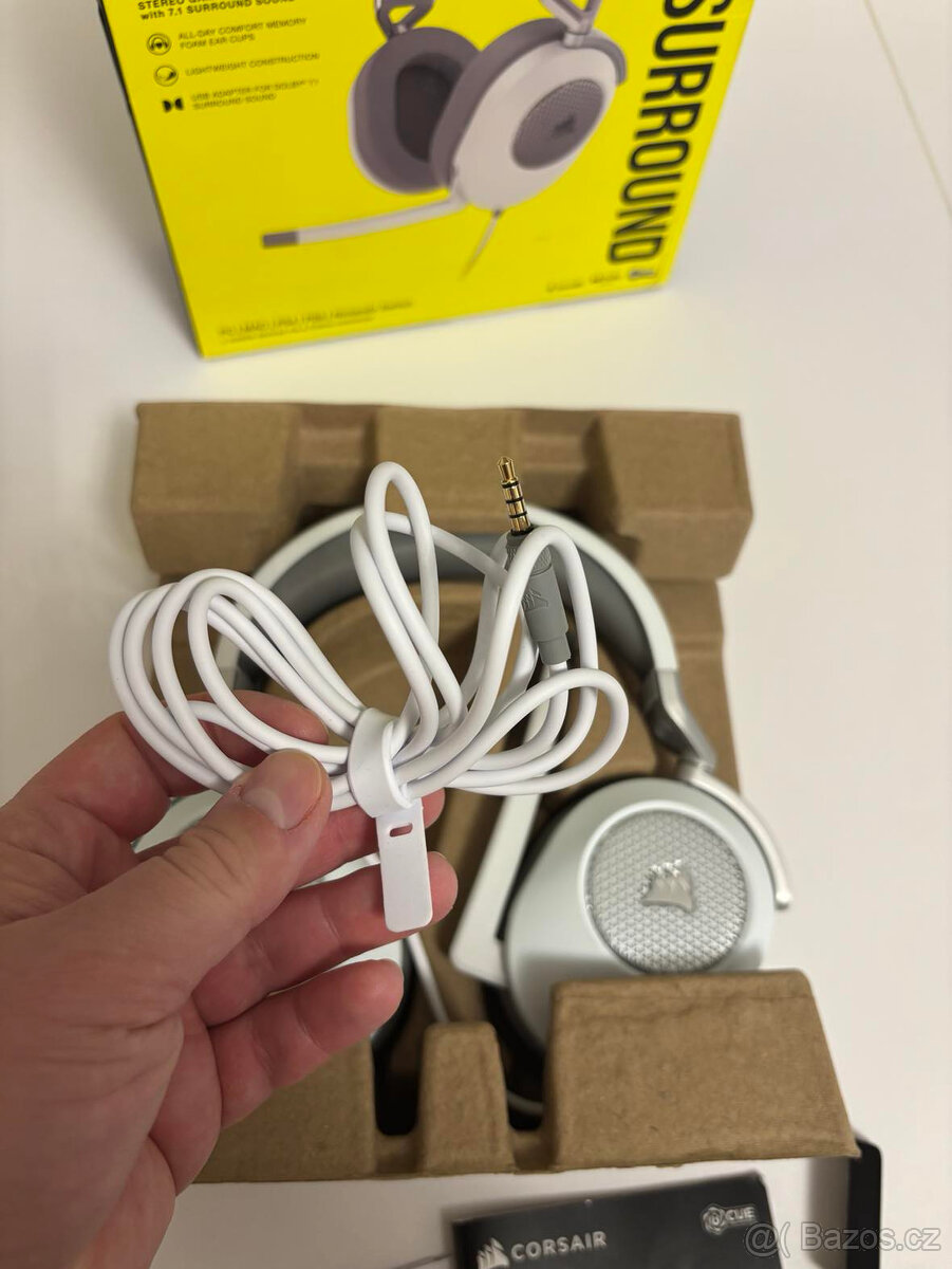 Corsair HS65 Surround White - 6