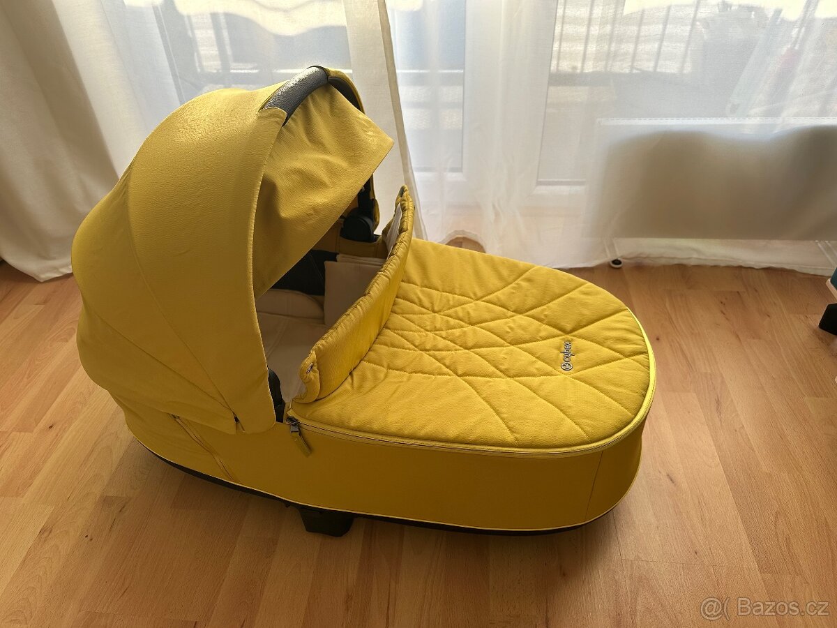 Cybex priam lux carry cot mustard yellow - hluboka korba - 6