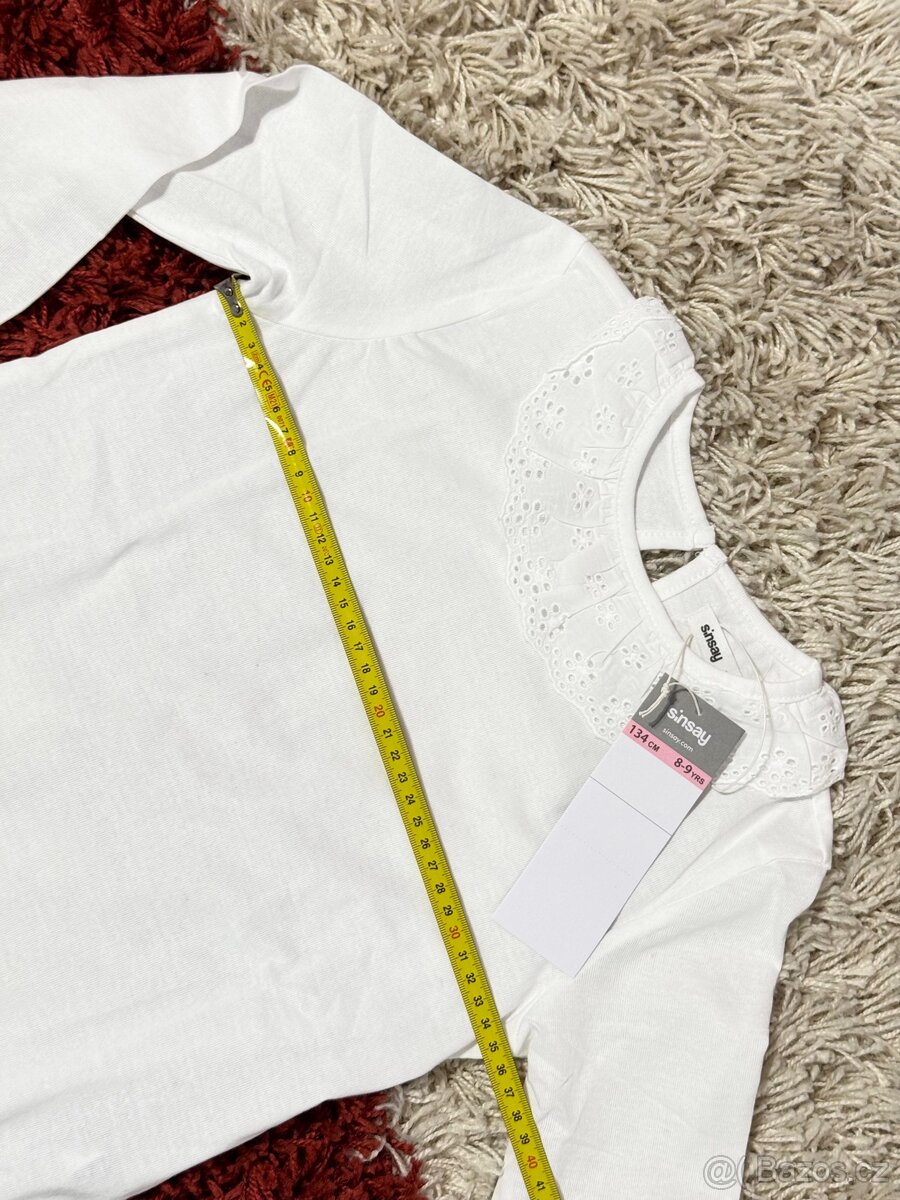 Nová s visačkou Halenka s krajkou v.134 - 6