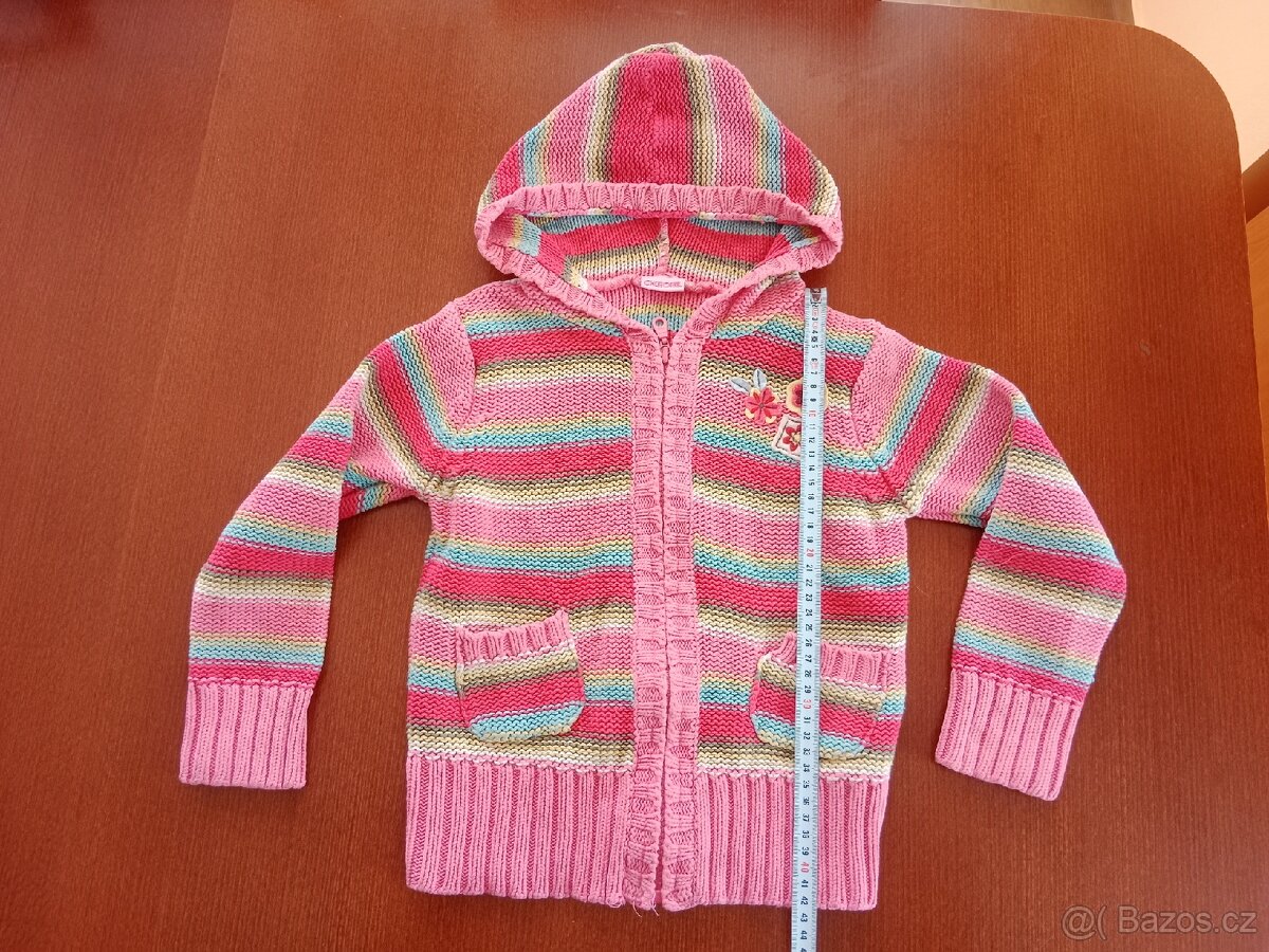 Dívčí svetr na zip - 4-5 let - 6