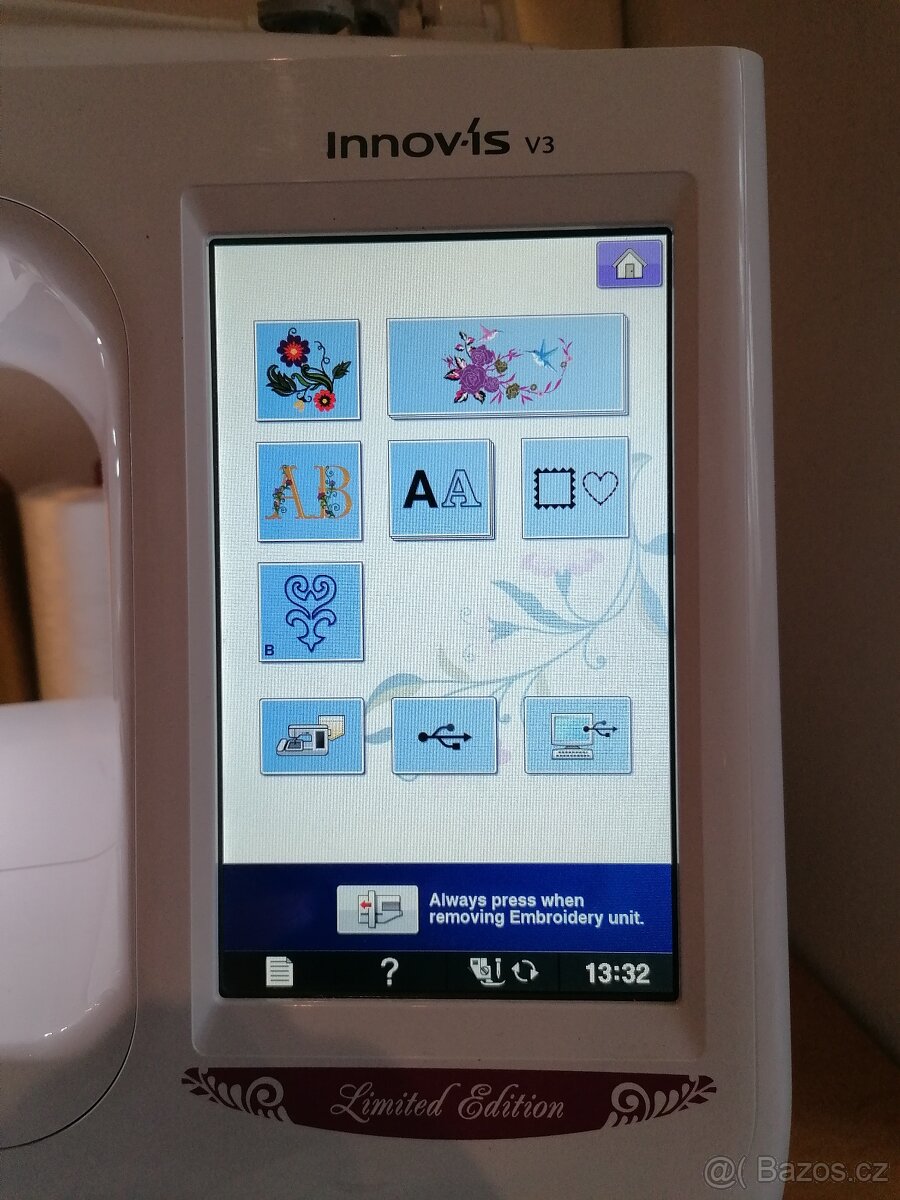 Vyšívací stroj brother V3 LE - 6