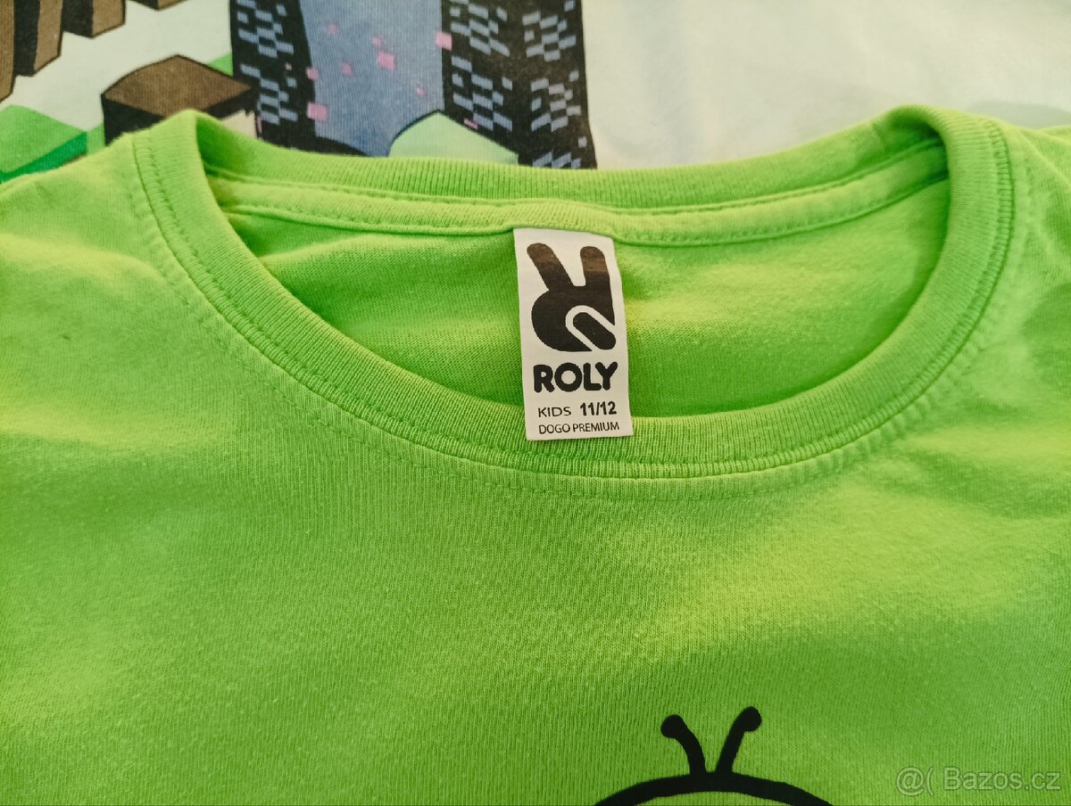 Juniorská trička 158-170, Minecraft apod. - 6