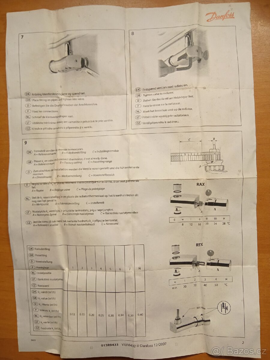 Sada Danfoss VHX - Mono - 6