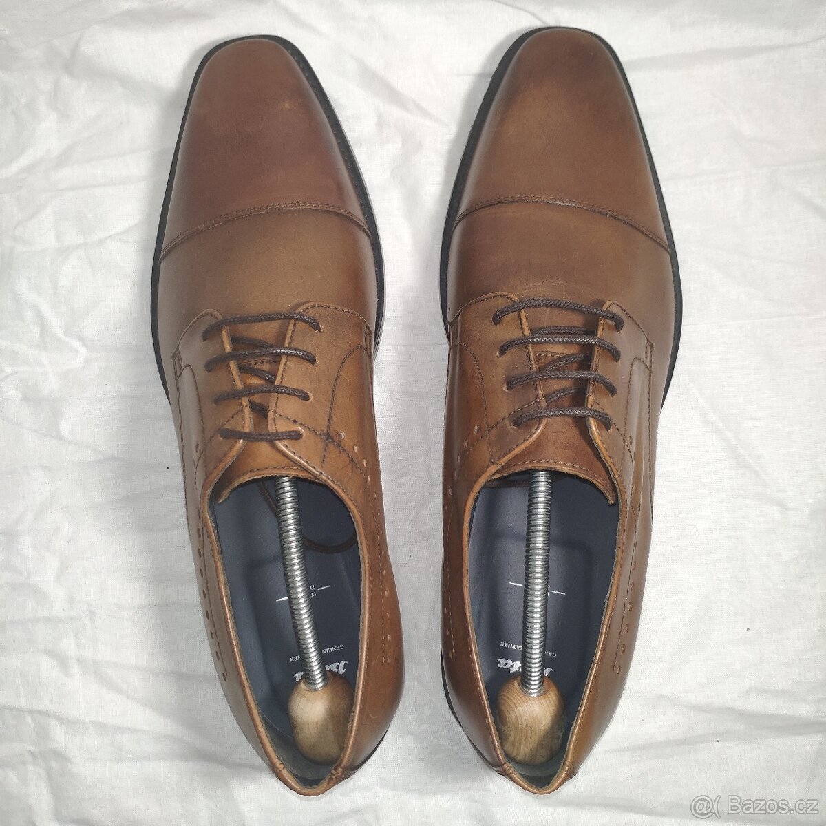 ❗❗BAŤA, VELIKOST 46, PÁNSKÉ HNĚDÉ POLOBOTKY❗❗ - 6