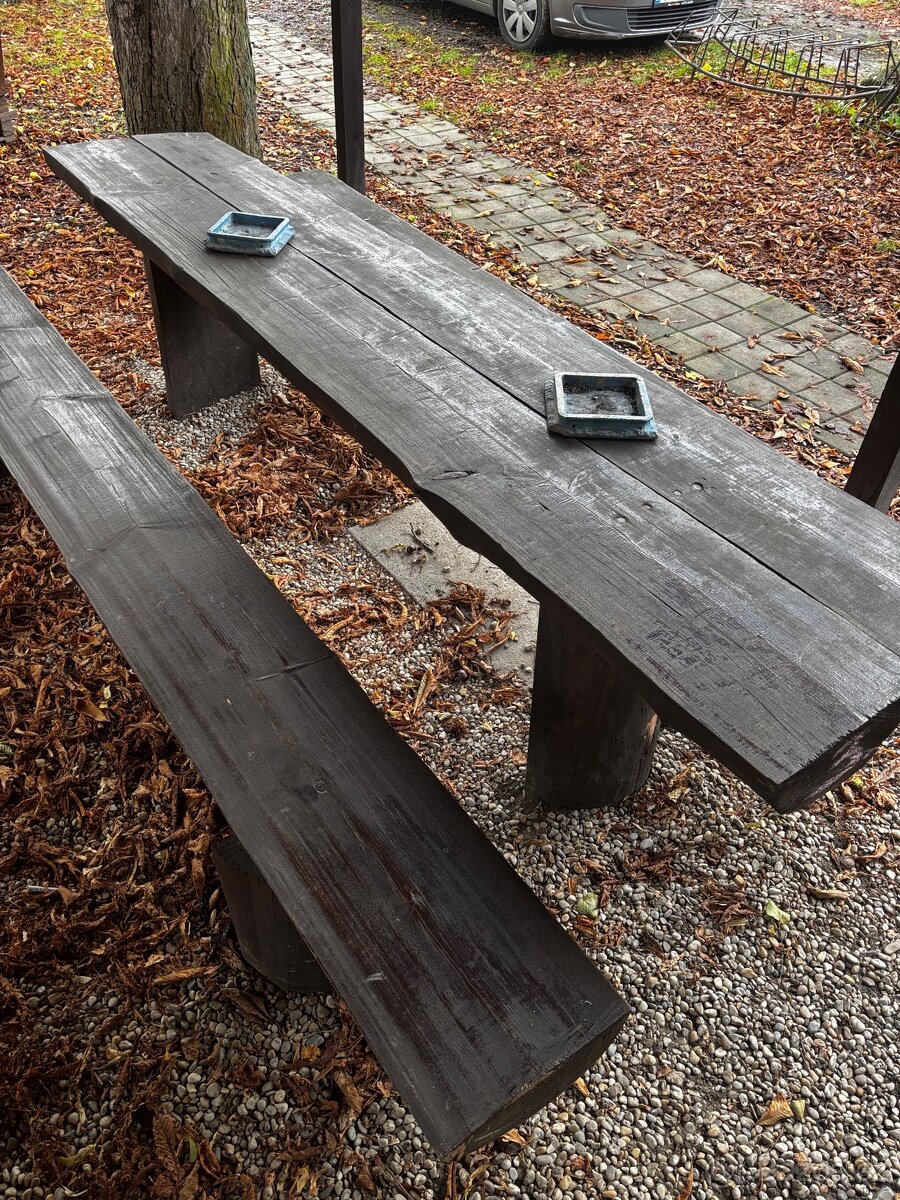 Masivní zahradní komplet - 6