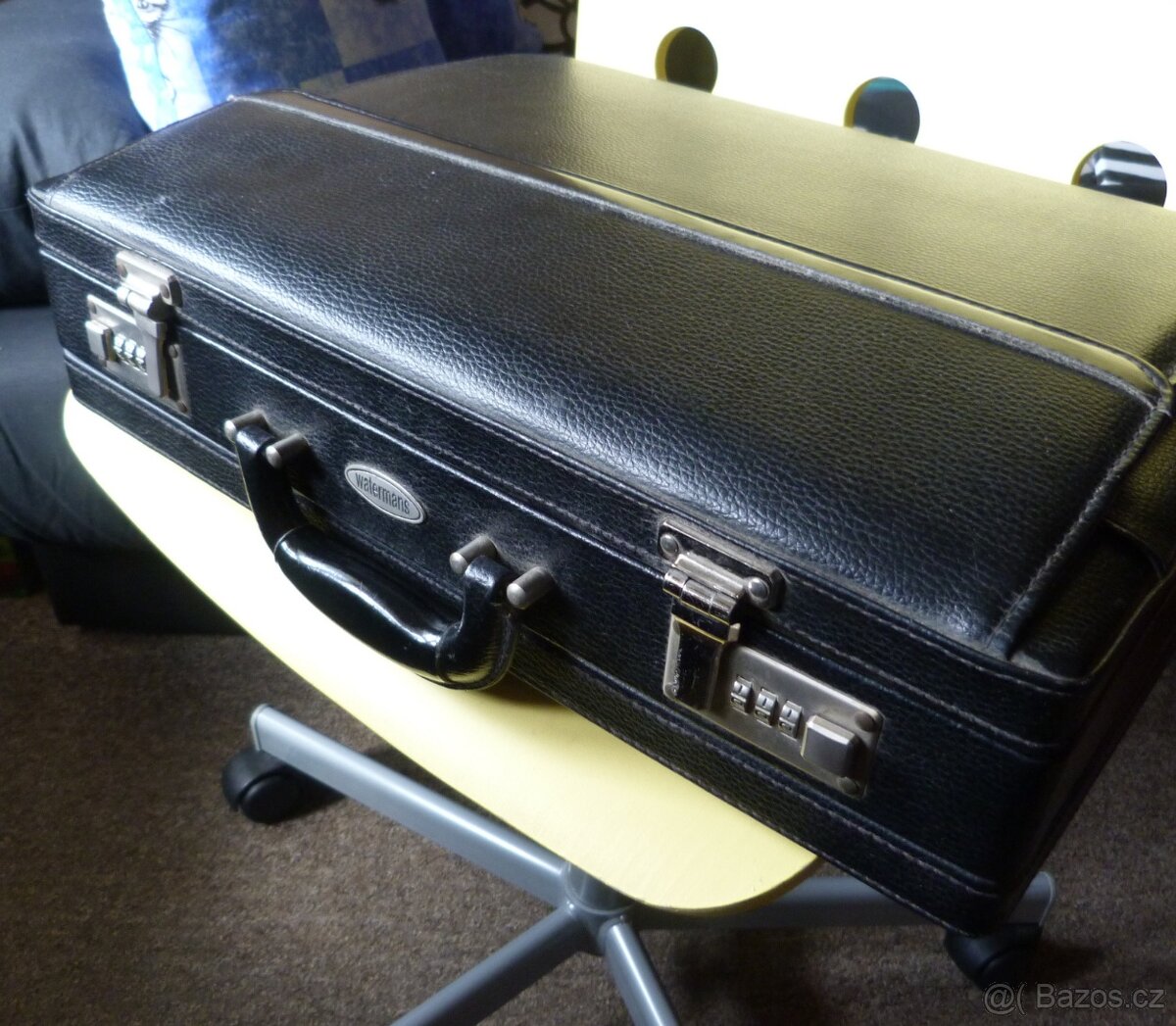 Pánské retro diplomatky-černé - 6