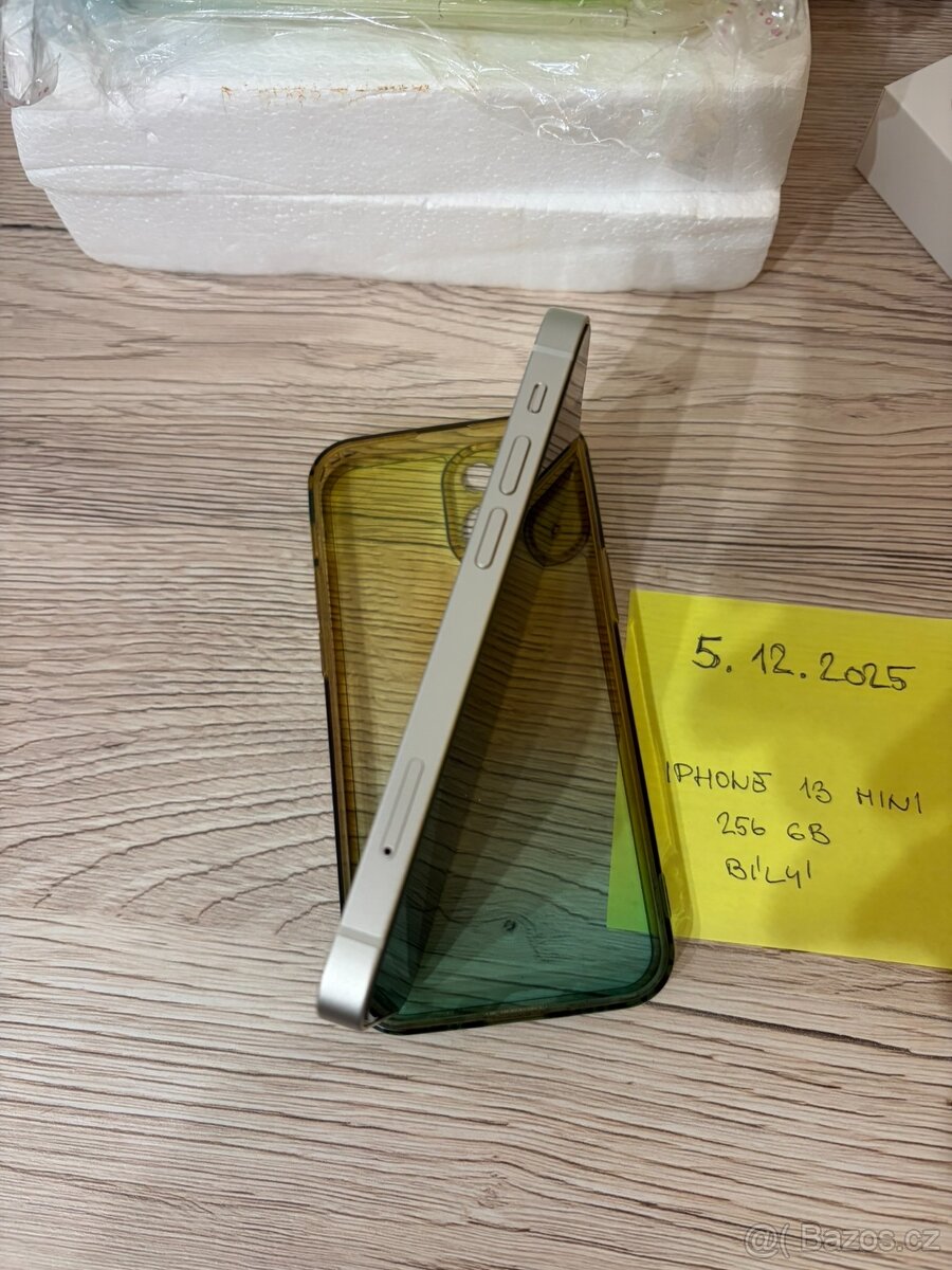 Prodám iPhone 13 mini 256 GB bílý v super stavu - 6