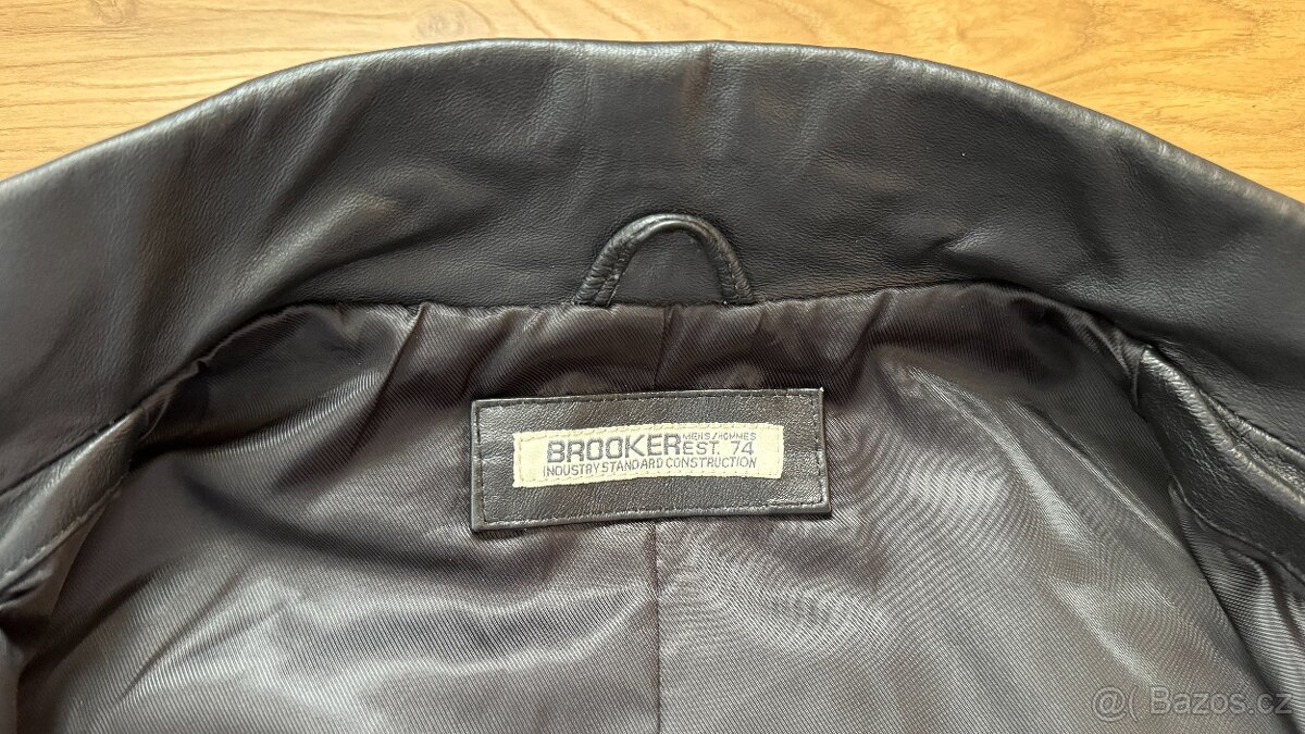 Pánský kožený kabát (vel. L) - 6