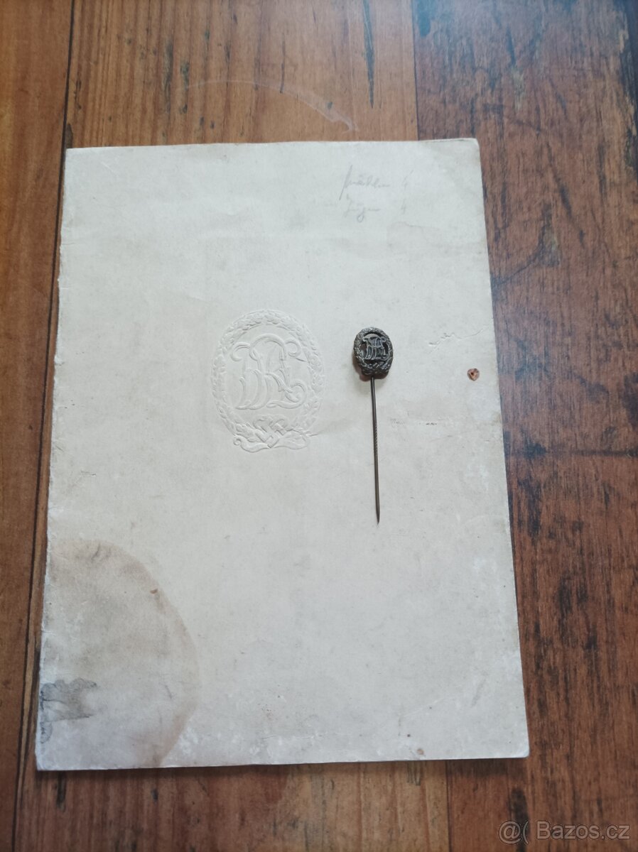 Odznak, miniatura DRL (bronz) + knížka - 6