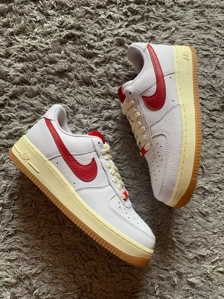 Nike Air Force 1 Summit White University Red - 6