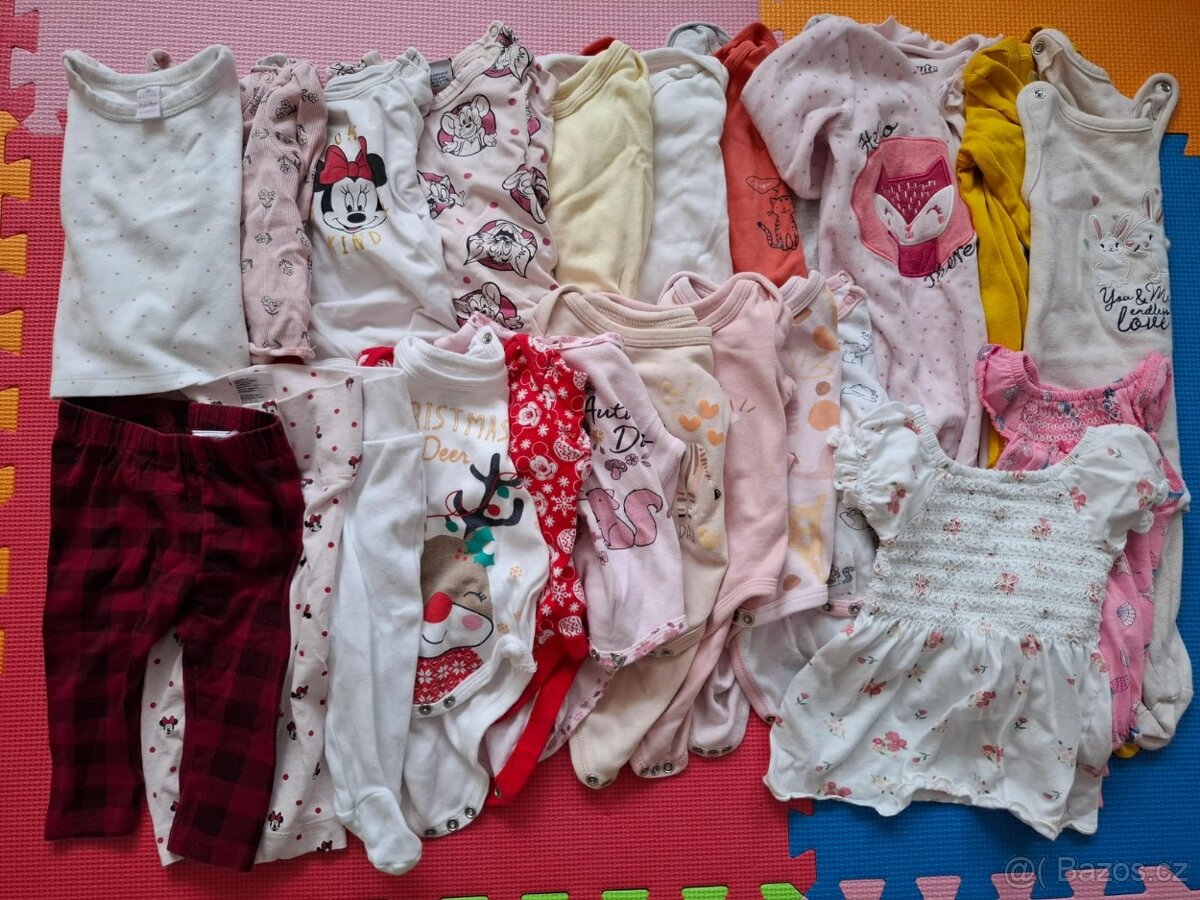 Mix oblečení pro holčičku 0-1 rok, vel 50-80 - 6
