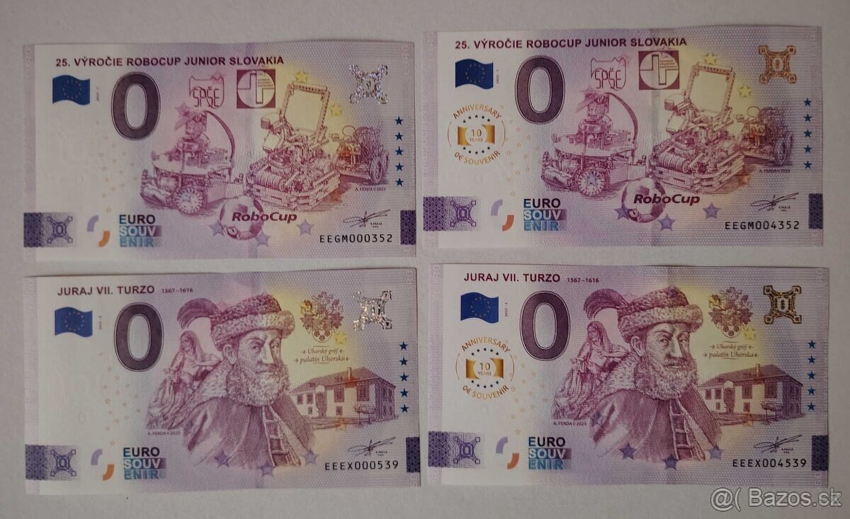 0 euro suvenírová bankovka 2025 - 6