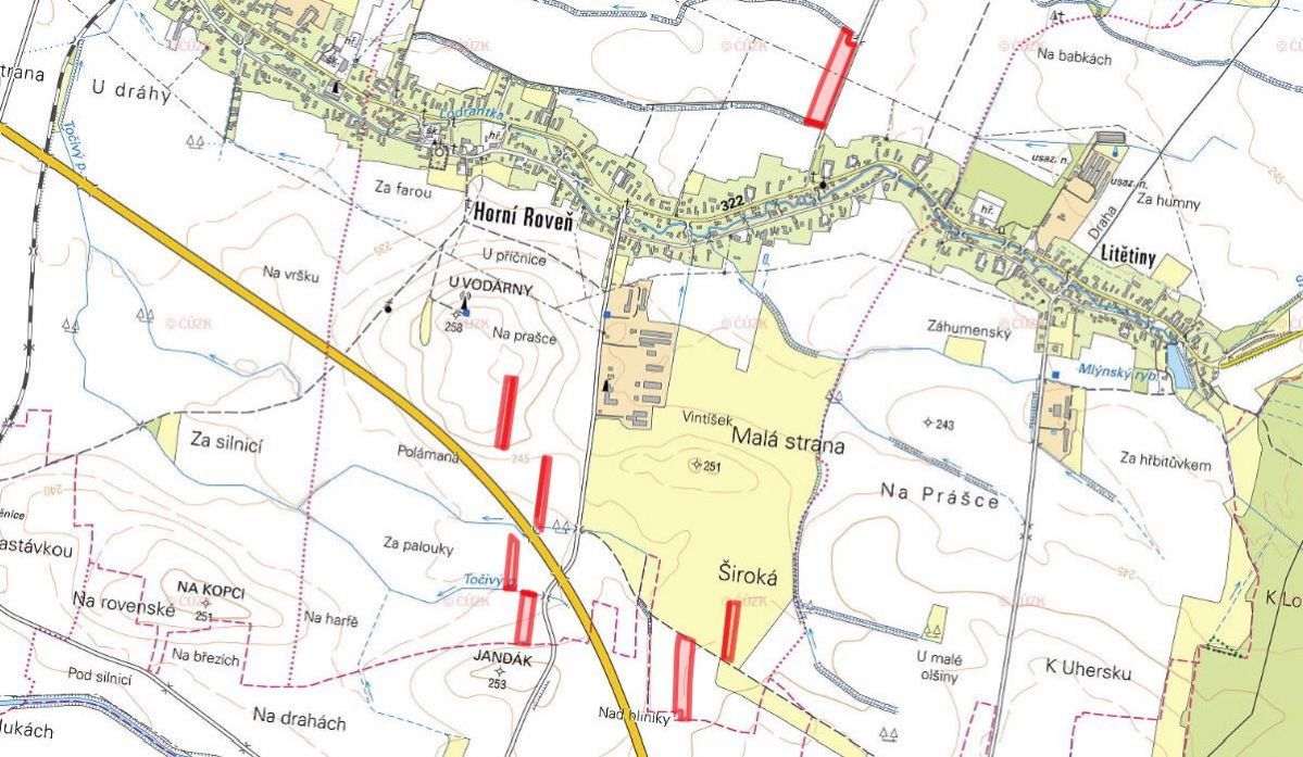 Zemědělská půda, prodej, Horní Roveň, Dolní Roveň, Pardubice - 6