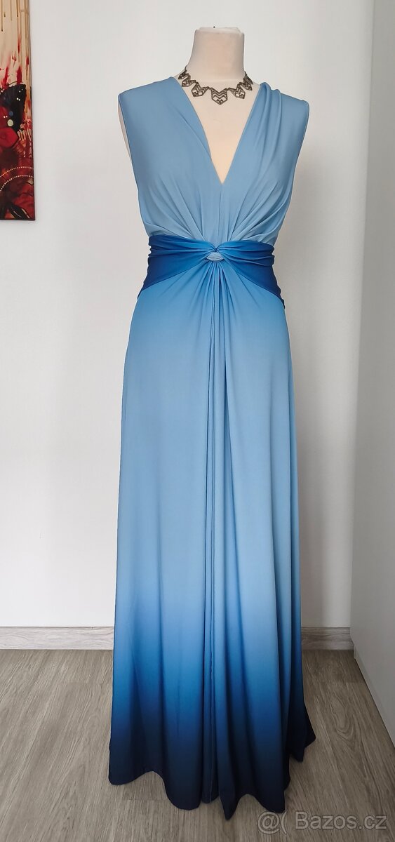 Ombré společenské šaty - 6