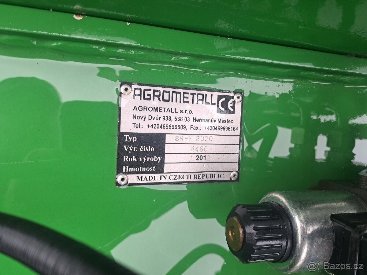 Radlice čelní šípová Agrometall SR-M 2000 - 6