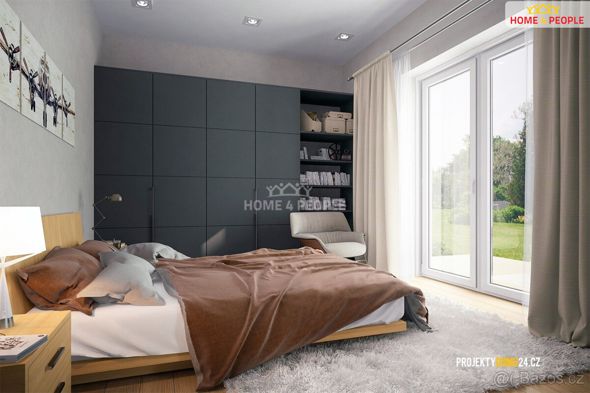 Novostavba bytu 3+kk v centu Luhačovic o výměře 87,75 m2 s t - 6