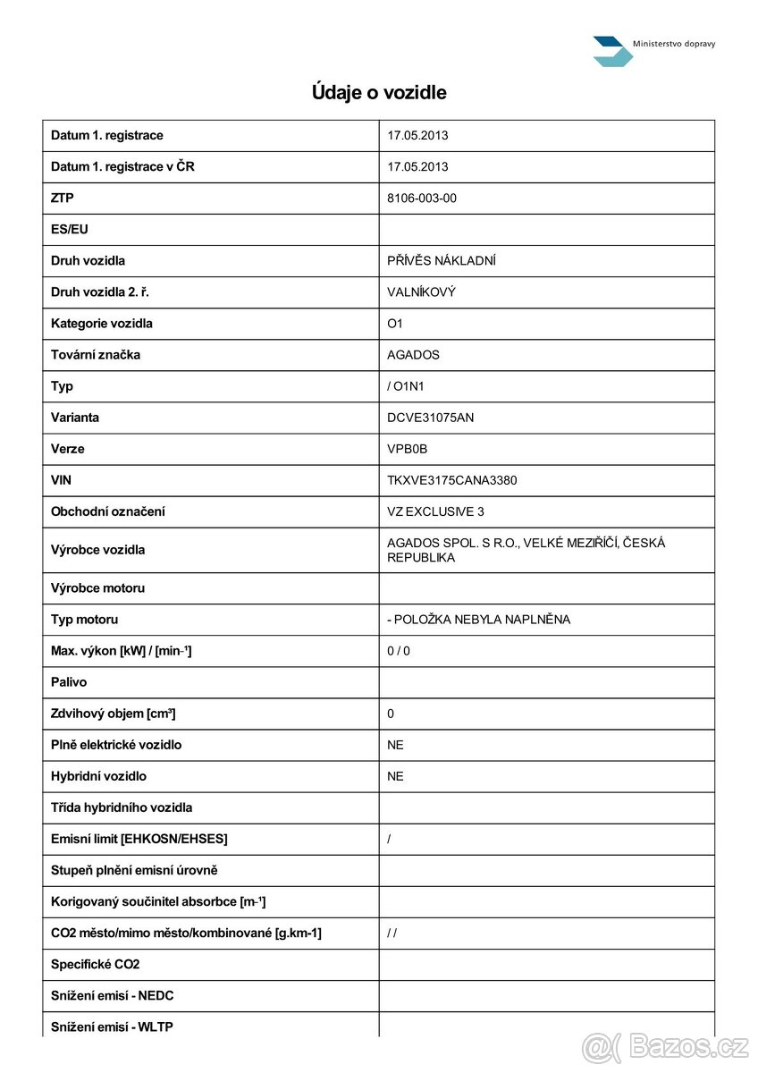 PŘÍVĚS NÁKLADNÍ AGADOS - 6