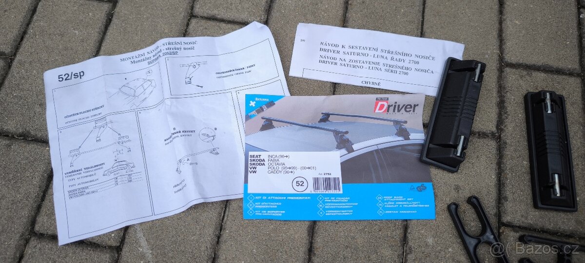 Střešní nosič (zahrádka) - příčníky - 6