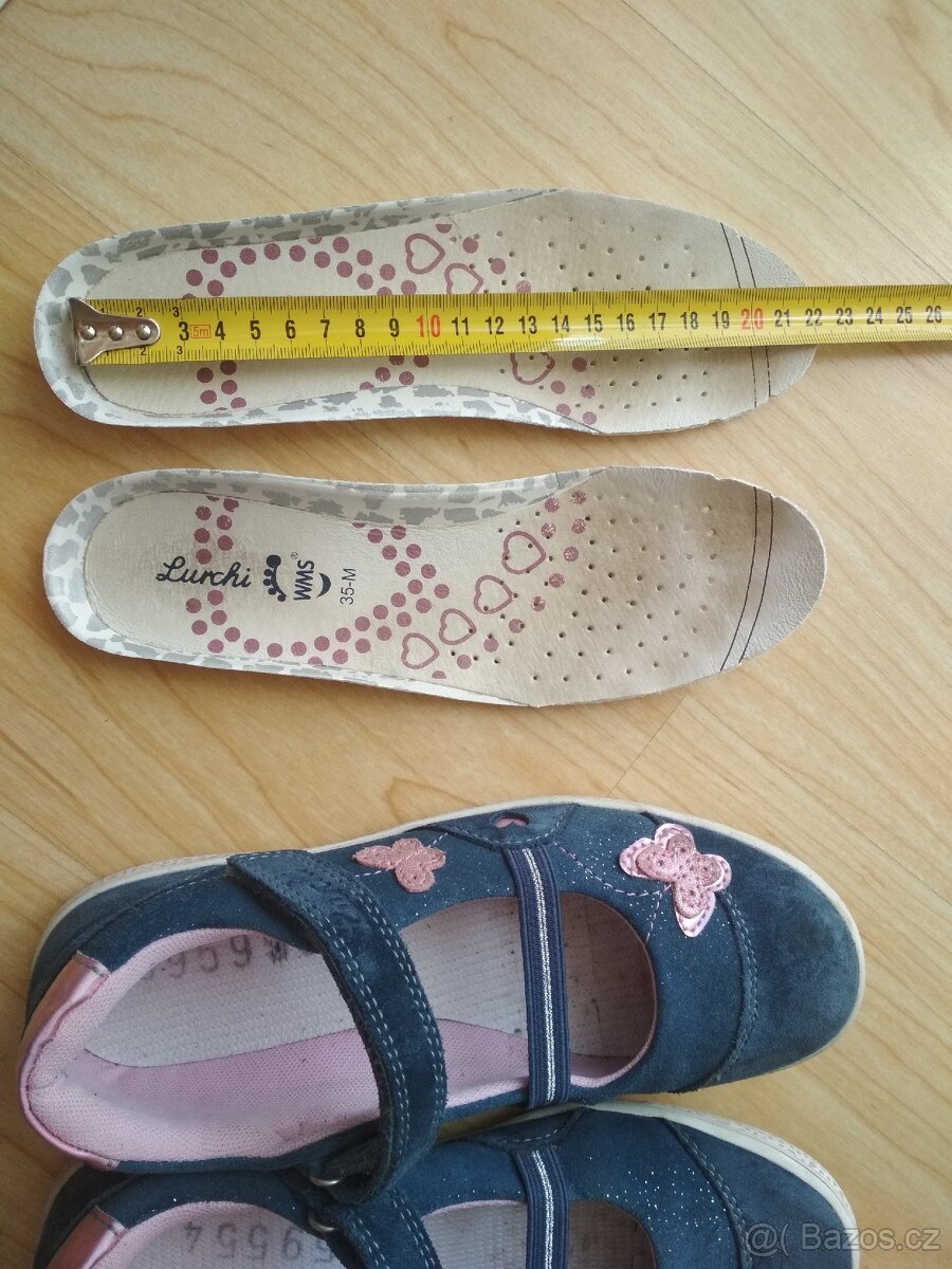 Dívčí kožené boty, vel. 35 - 6