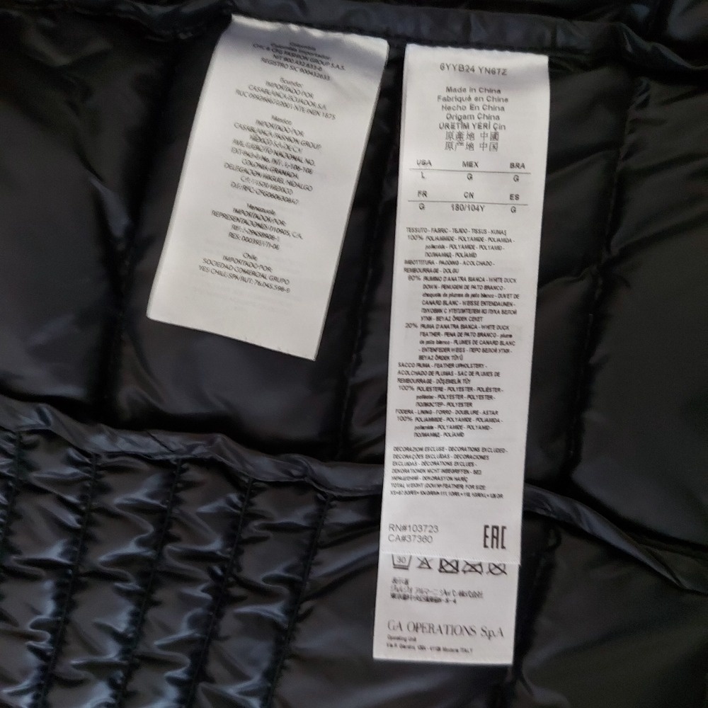 Lehká prošívaná bunda Armani - 6