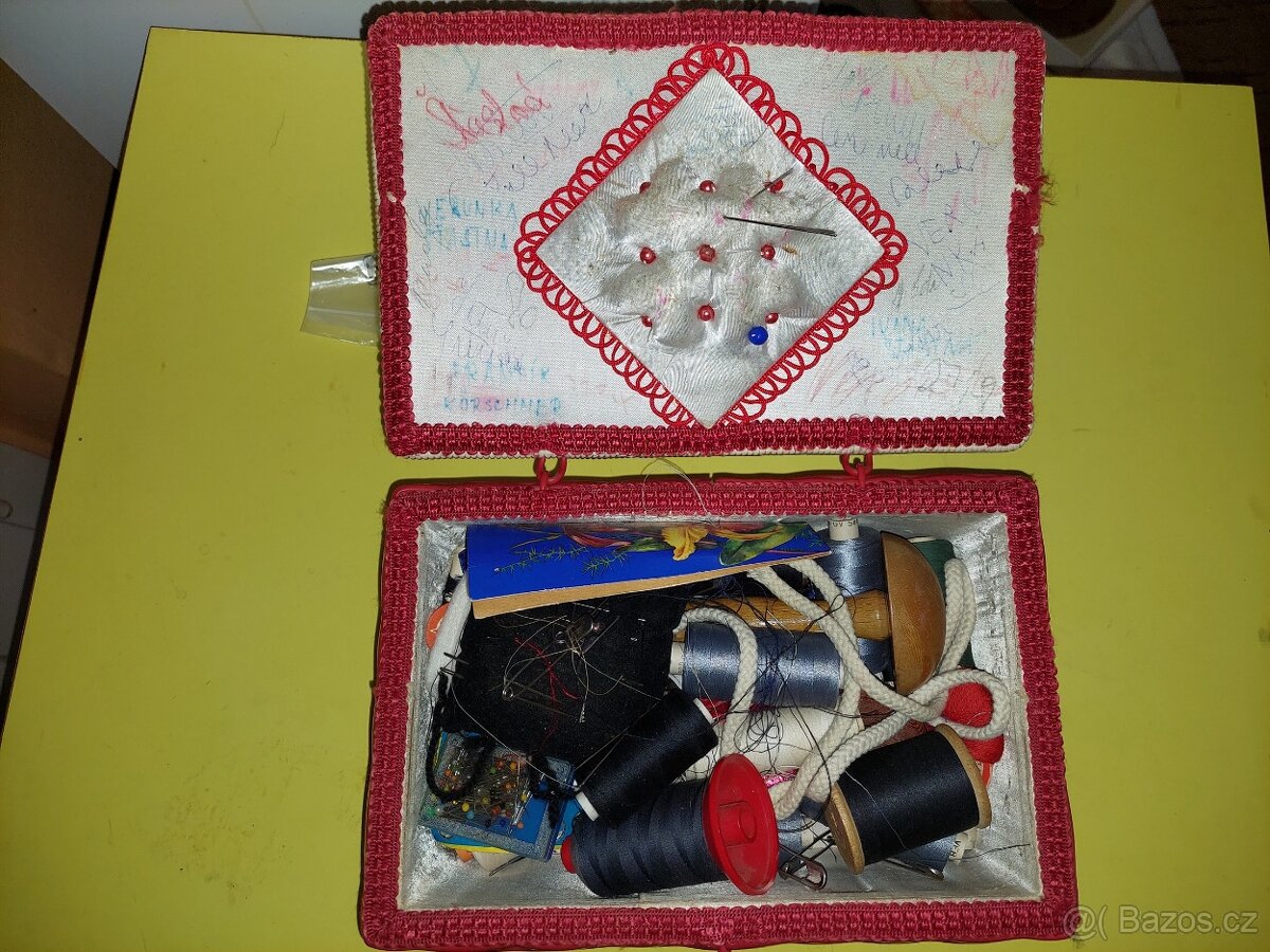 Prodám RETRO košík na šiti. - 6