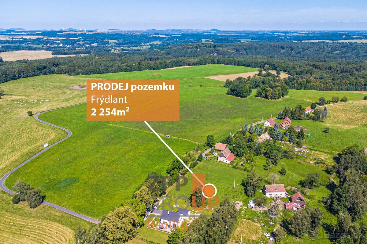 Prodej stavebního pozemku o rozloze 2 254 m², Frýdlant - 6