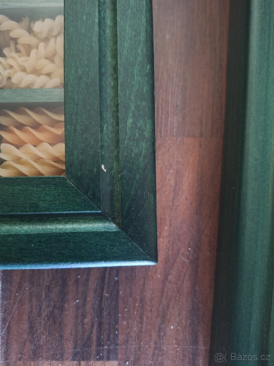 Hodiny + teploměr dřevo - 6