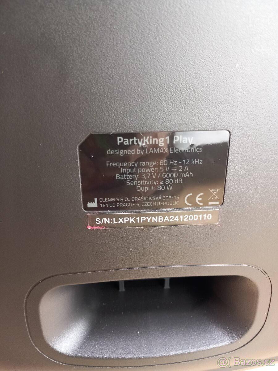 LAMAX PartyKing1 Play reproduktor - 6