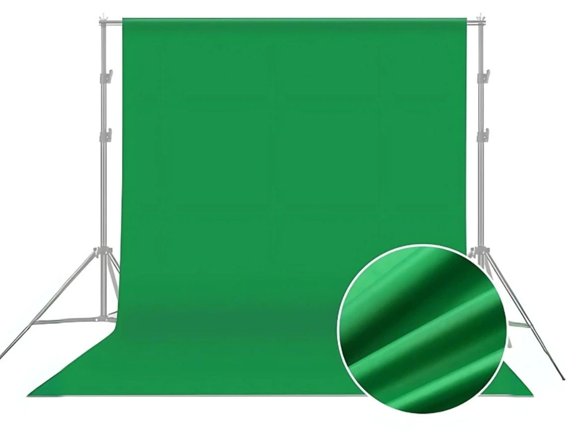 Fotopozadí (3- bílé, černé, zelené) + 2x softbox 90W - 6