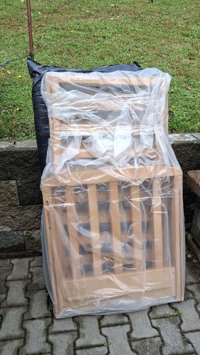 Dětská buková postýlka - 6