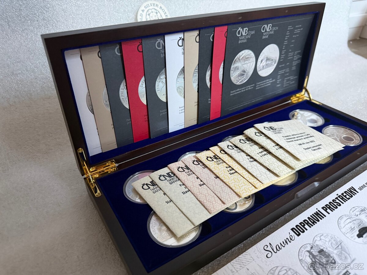 Luxusní etue pro sérii Slavné dopravní prostředky ČNB - 6
