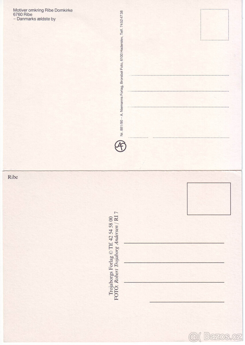 Staré pohledy - Dánsko, čisté, neprošlé poštou - 6