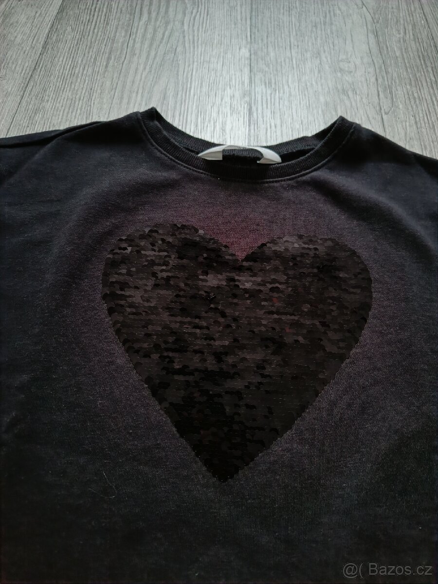 Mikinové šaty vel. 134/140 - 6