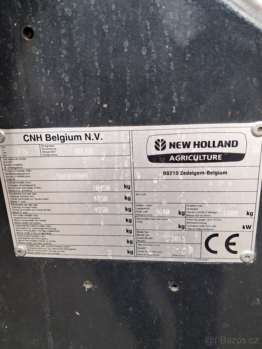 Lis na hranaté balíky NEW HOLLAND BB1290 - 6