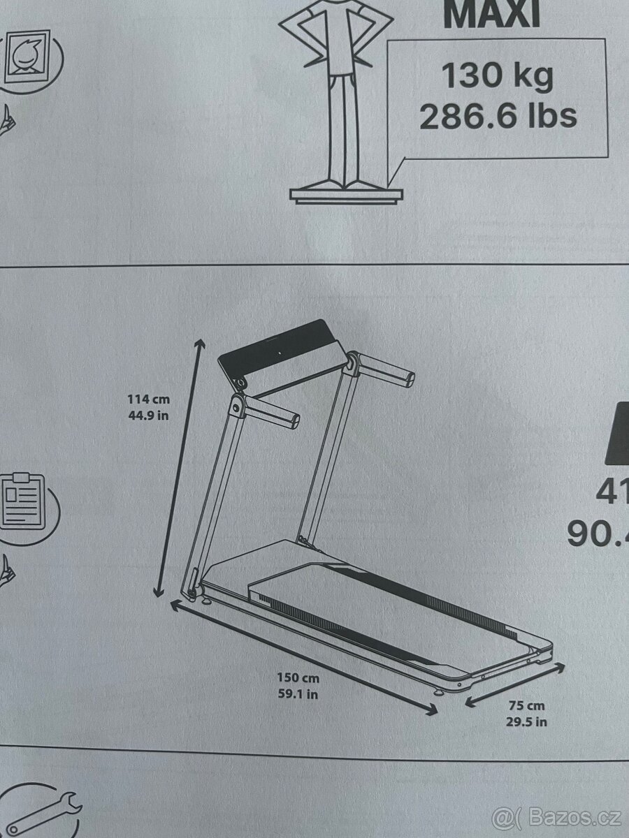 běžecký pás “Compact RUN 100” - 6