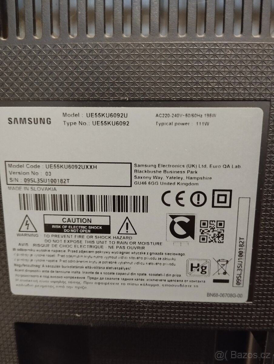 Televize Samsung UE55KU6092 - 6