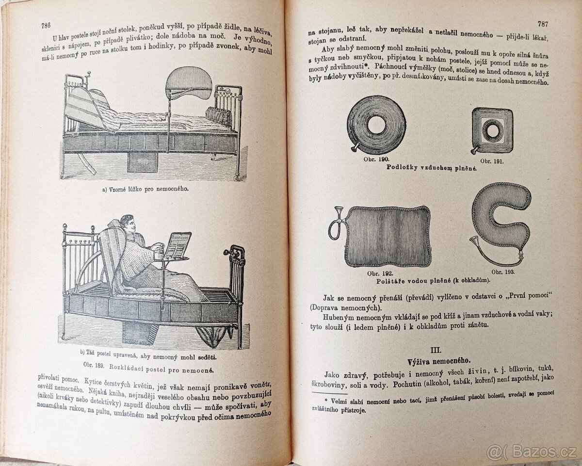 Staré lékařské knihy "Přírodní léčba a domácí lékař", 1923 - 6