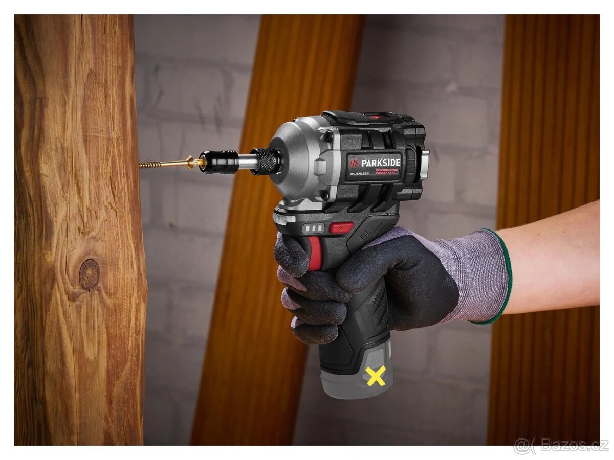 PARKSIDE Aku rázový utahovák PDSSAP 12 A1 – bez aku. a nab. - 6