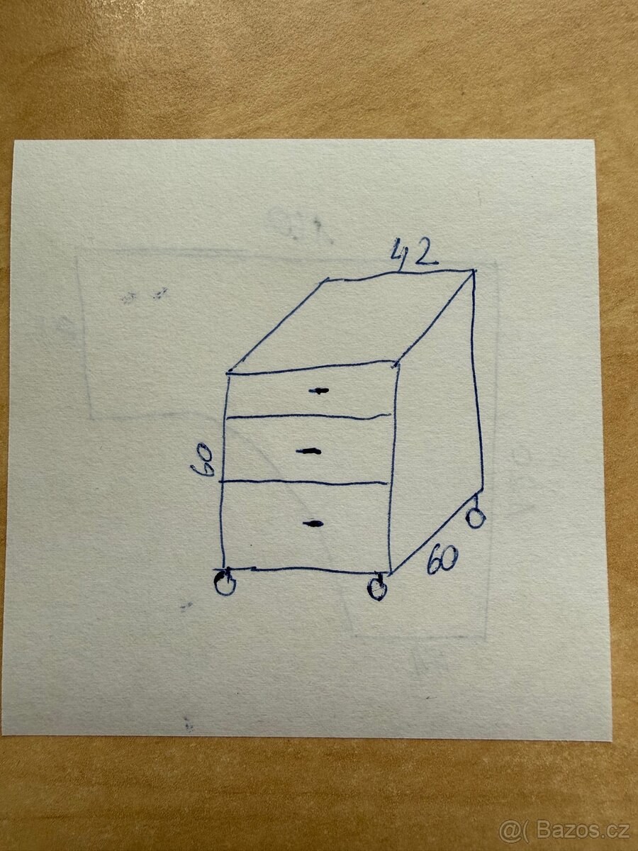 Rohový kancelářský psací stůl s kontejnerem - 6